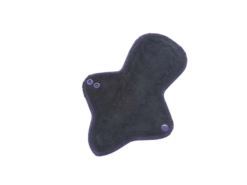 moderate flow cloth pad for front bleeders and thong wearers.